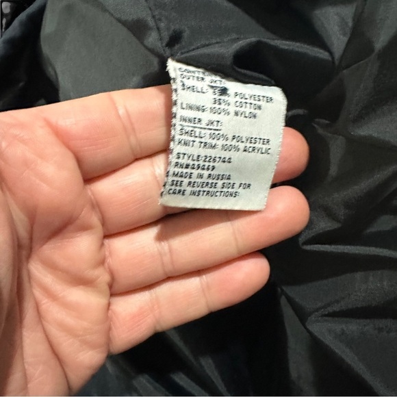 Vintage Mulberry Street Men Black Full Zip Tactical Jacket Sz M Fishing Riding - Picture 8 of 9